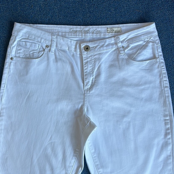 Foxy Jeans White Joy Skinny Jeans Sz 18 - Picture 2 of 12